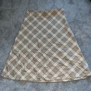 Cottagecore plaid skirt
